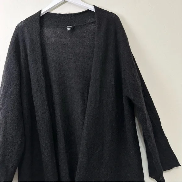 Eileen Fisher Mohair Wool Slouchy Oversized Cardigan - Picture 3 of 11